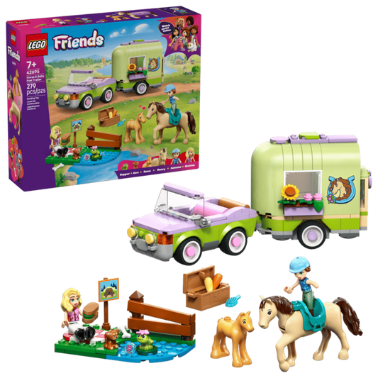 LEGO 42695 Rimorchio per cavallo e puledro