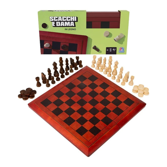 CLASSICI Scacchi e Dama Legno Deluxe 6075860