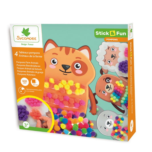 Sycomore - S Pompoms Farm Animals