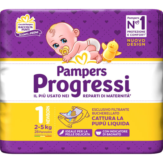 PAMPERS PROGRESSI NEWBORN TAGLIA 1 (Lista n Salvatore-12448)