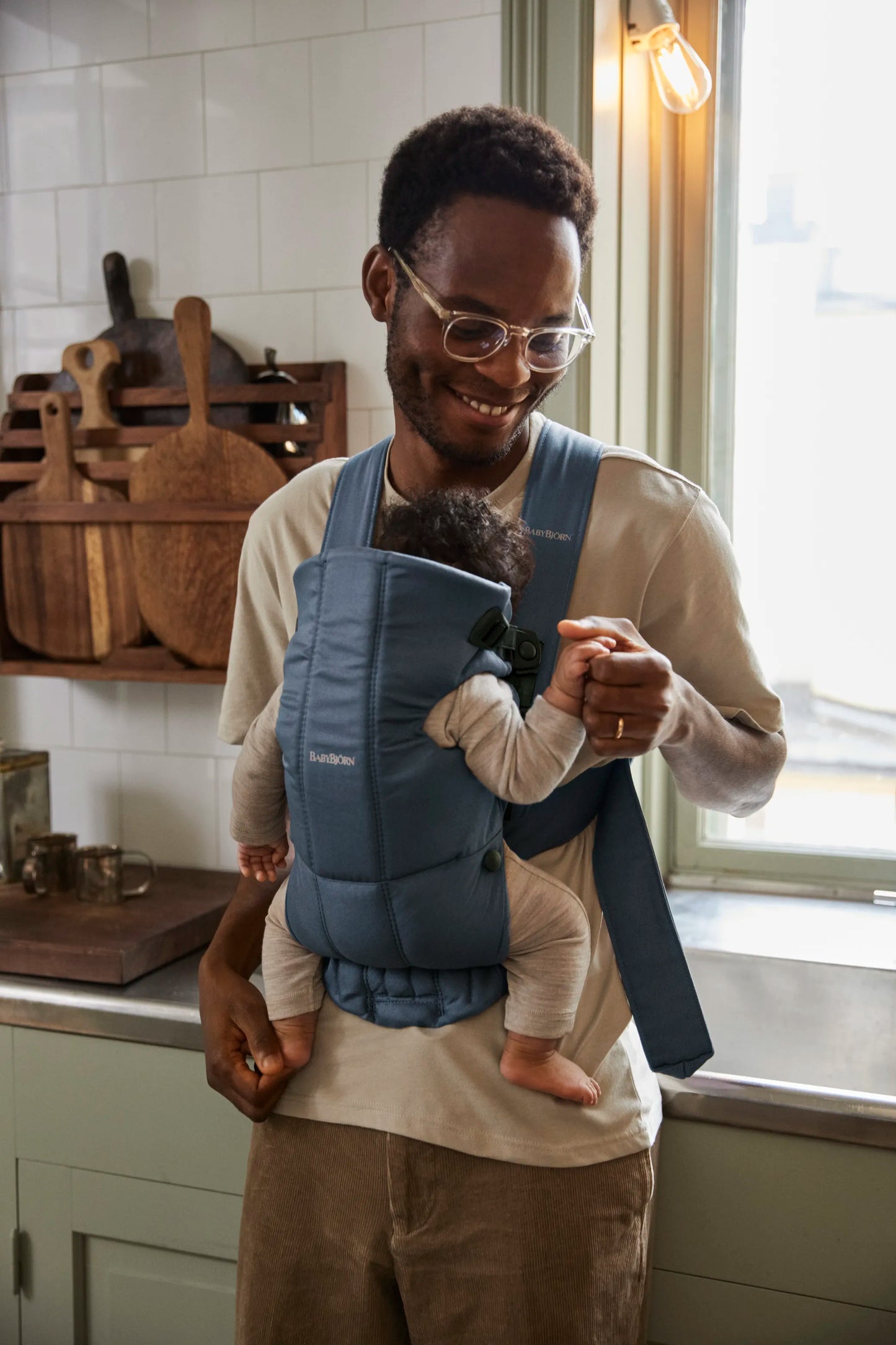 BABYBJORN MARSUPIO CARRIER MINI VINTAGE INDIGO