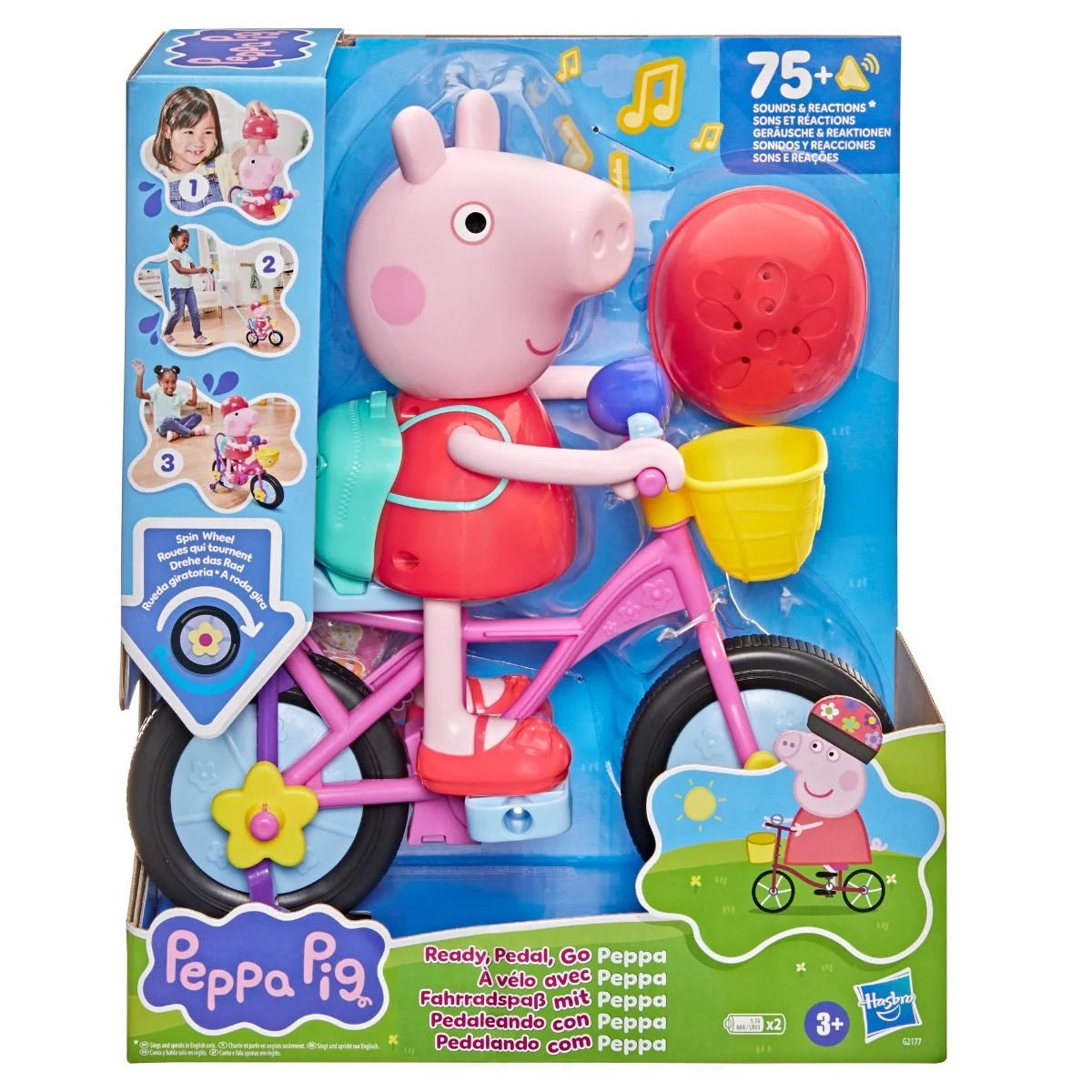 Peppa Pig Preparati e pedala G2177 – 75+ suoni