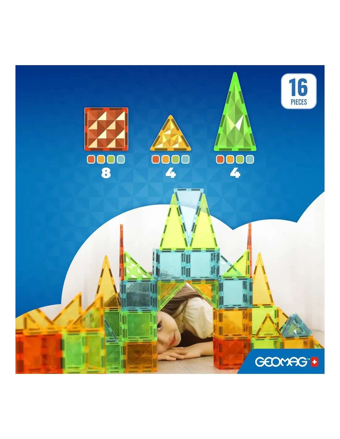 GEOMAG MAGNETIC TILES 16 4100