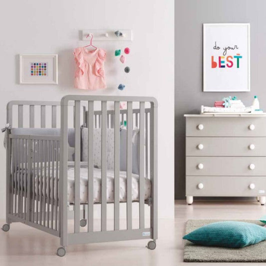 AZZURRA LETTO 1X9 GRIGIO CON DI:_MATERASSO E PIUMONE GLAM GRIGIO