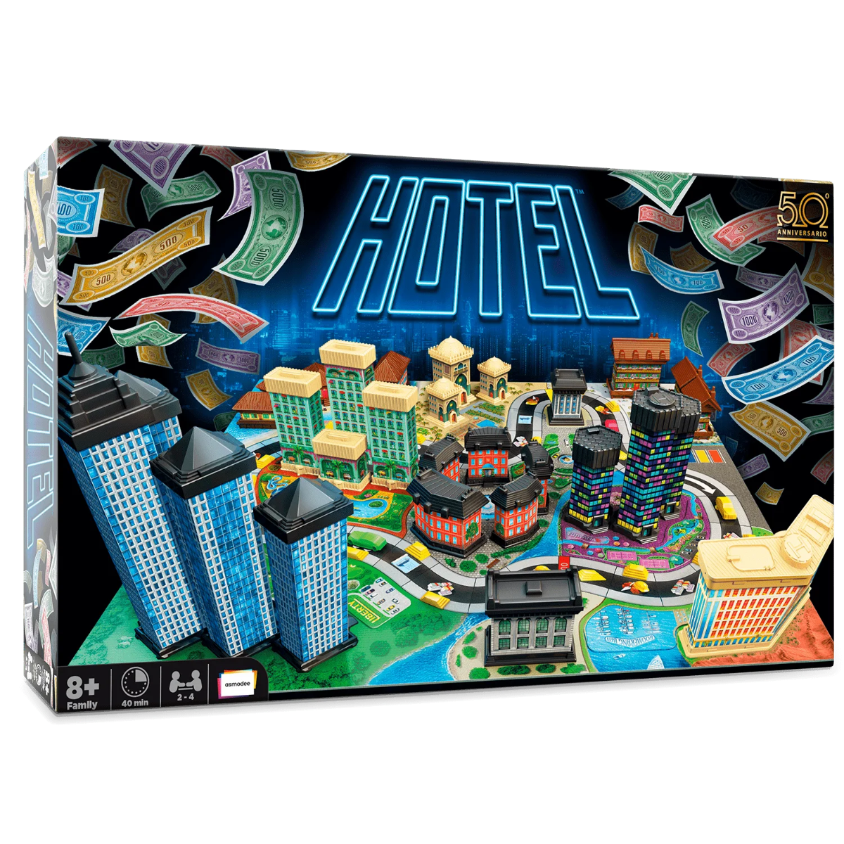 Hotel Asmodee 8942 – gioco da tavolo 2-4 giocatori