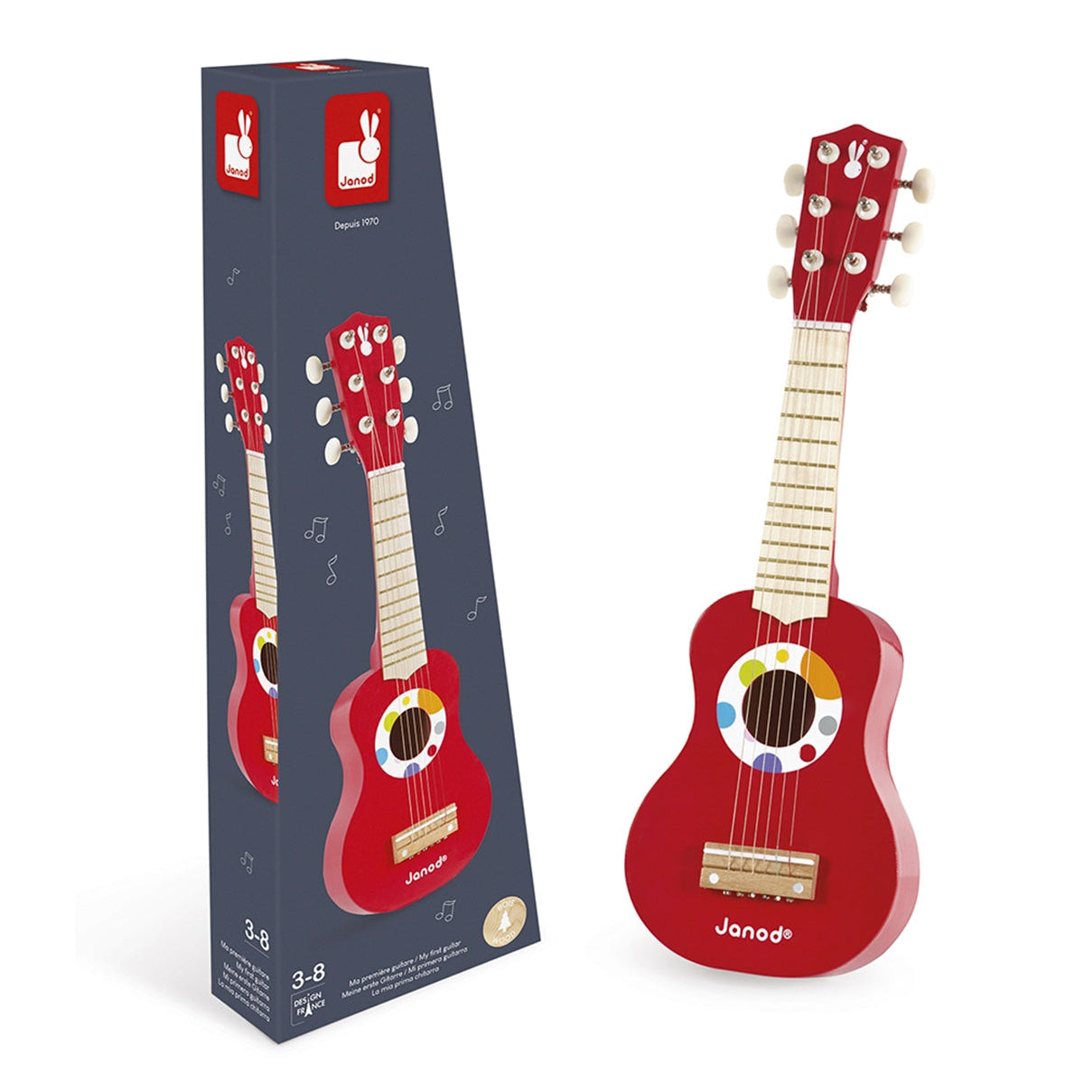 JANOD J07628 LA MIA PRIMA CHITARRA CONFETTI
