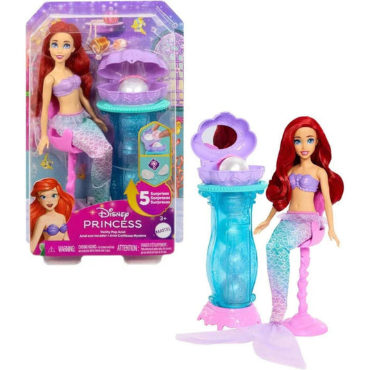 DISNEY PRINCESS ARIEL CON SPECCHIERA MAGICA JBF86