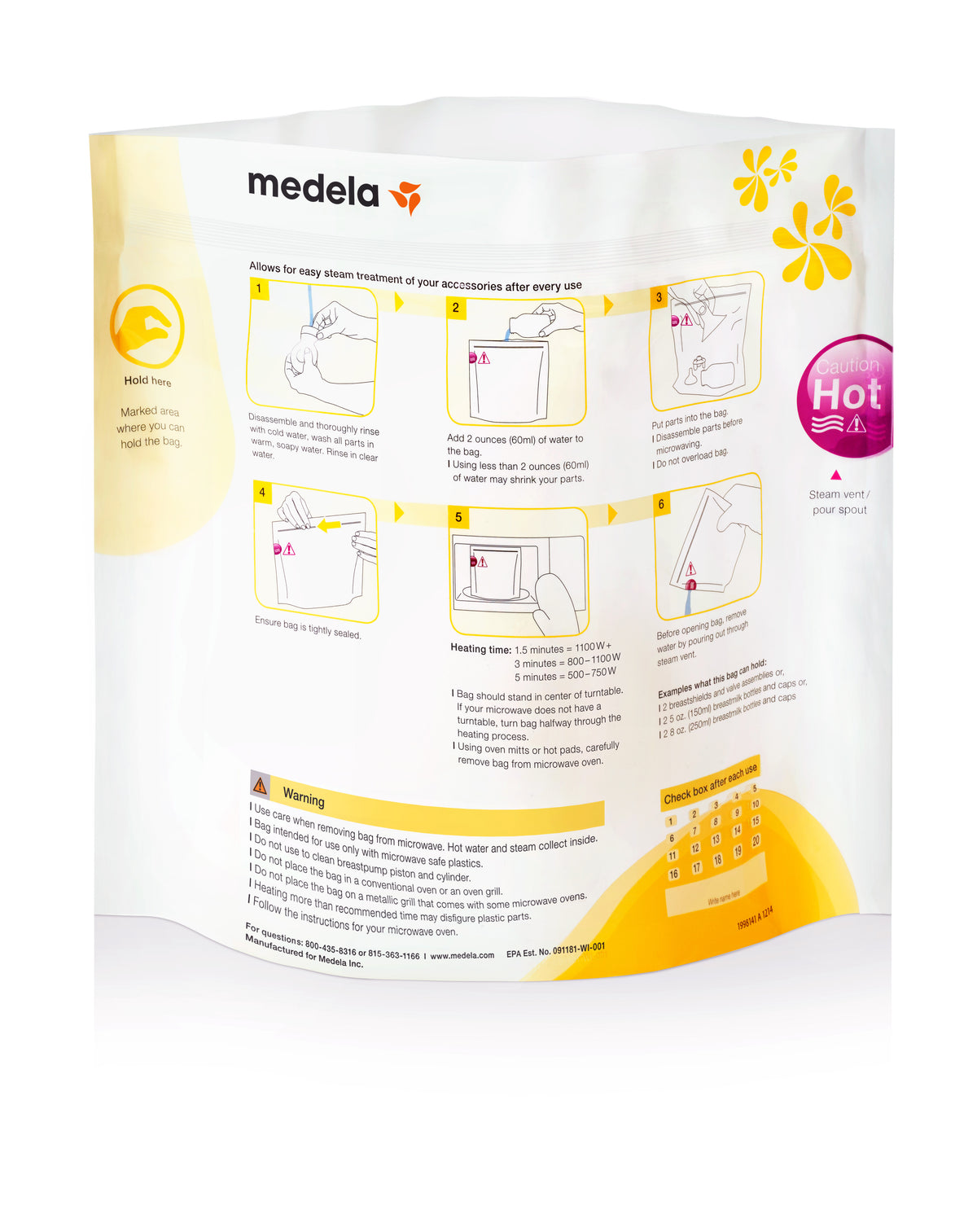 MEDELA SACCHETTI PER MICRO-ONDE 0080040