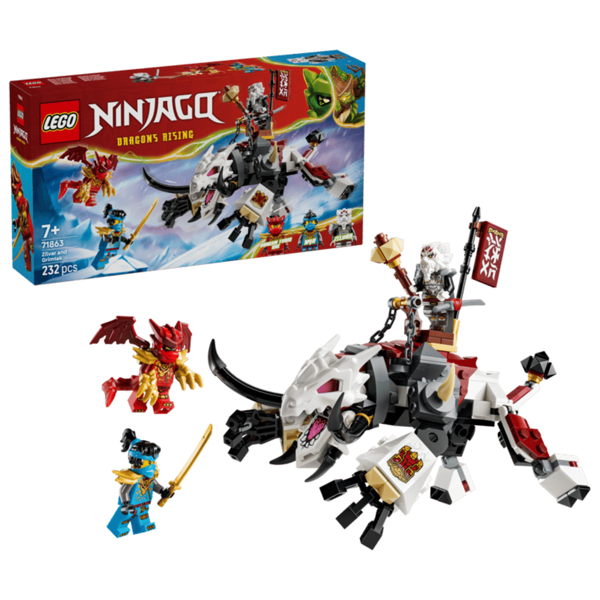 LEGO 71863 Zilvar and Grimtak the Dragon Beast
