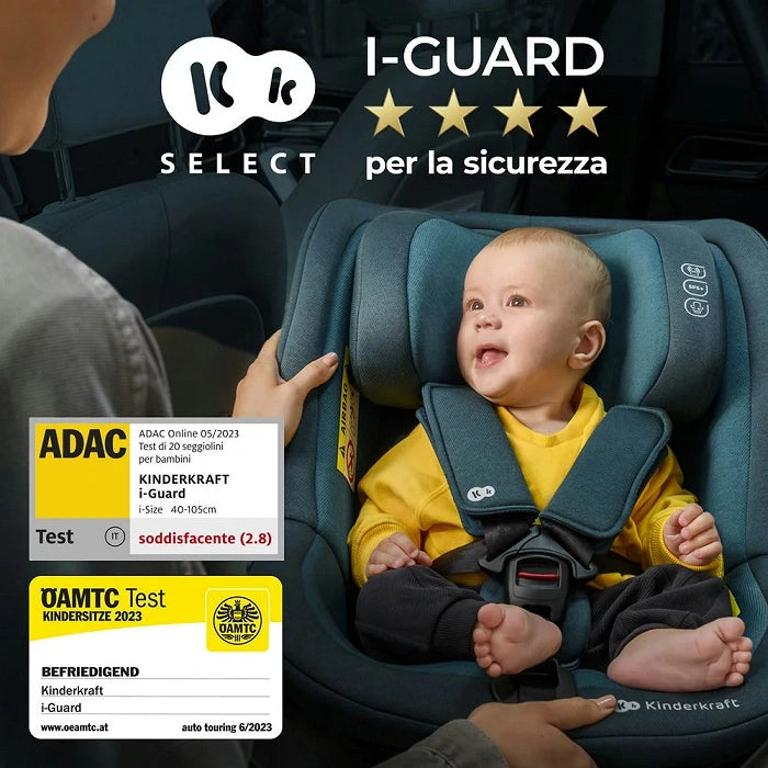 KINDERKRAFT SEGGIOLINO I GUARD 40-105 BLACK