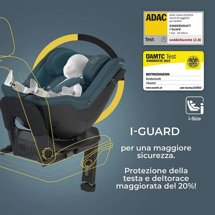 KINDERKRAFT SEGGIOLINO I GUARD 40-105 BLACK