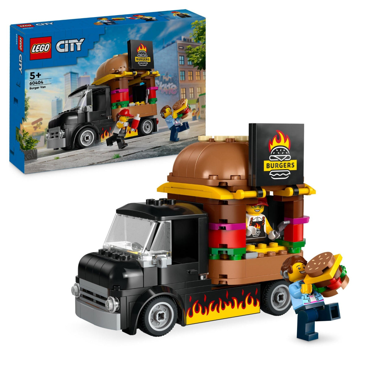 LEGO 60404 City Great Vehicles Furgone degli hamburger