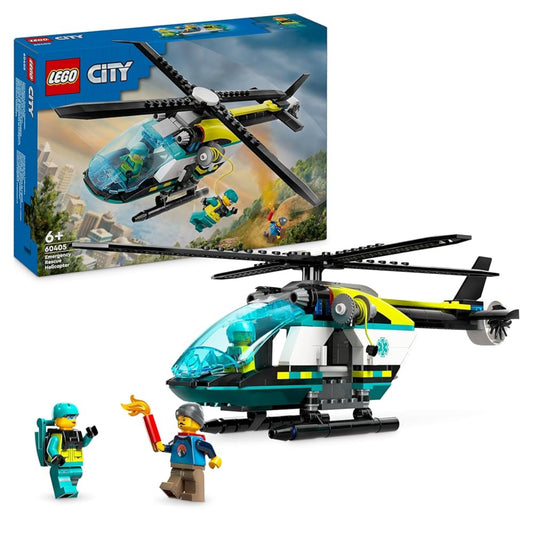 LEGO 60404 City Great VehiclesElicottero di soccorso di emergenza