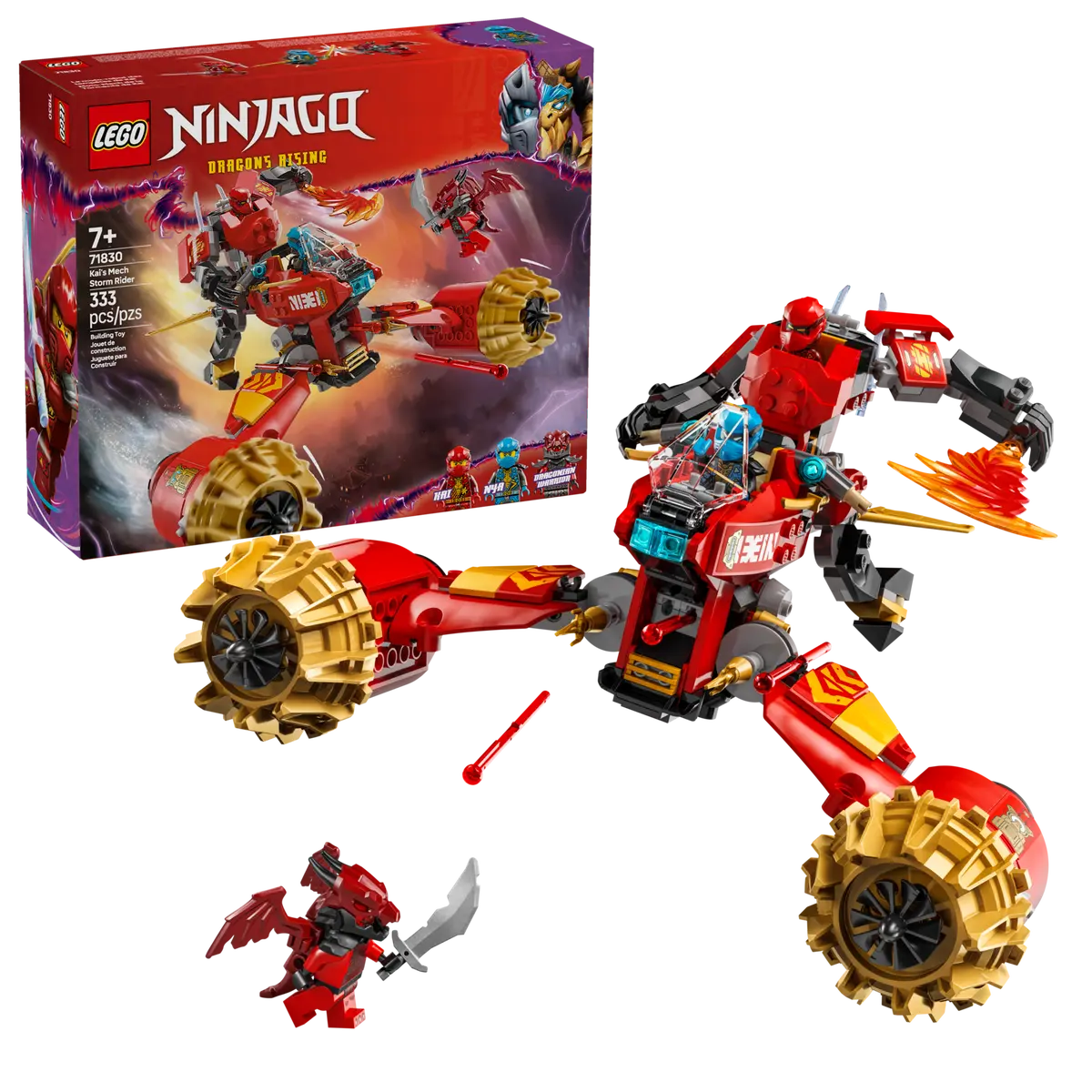 lego 71830 NinjagoMech Storm Rider di Kai