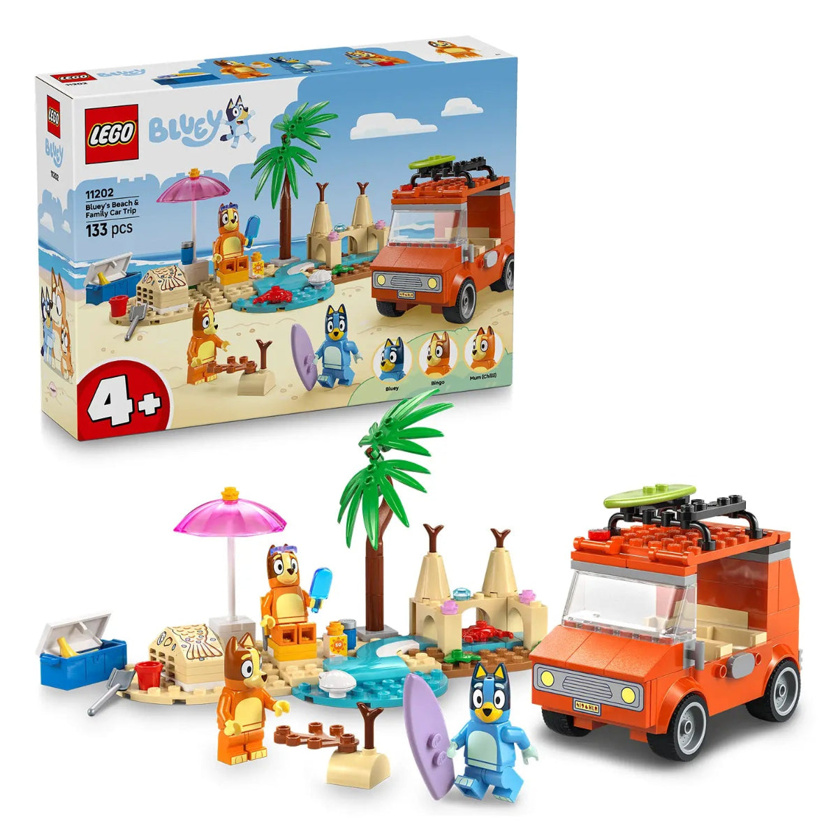 LEGO 11202 Vacanza sulla spiaggia della famiglia di Bluey