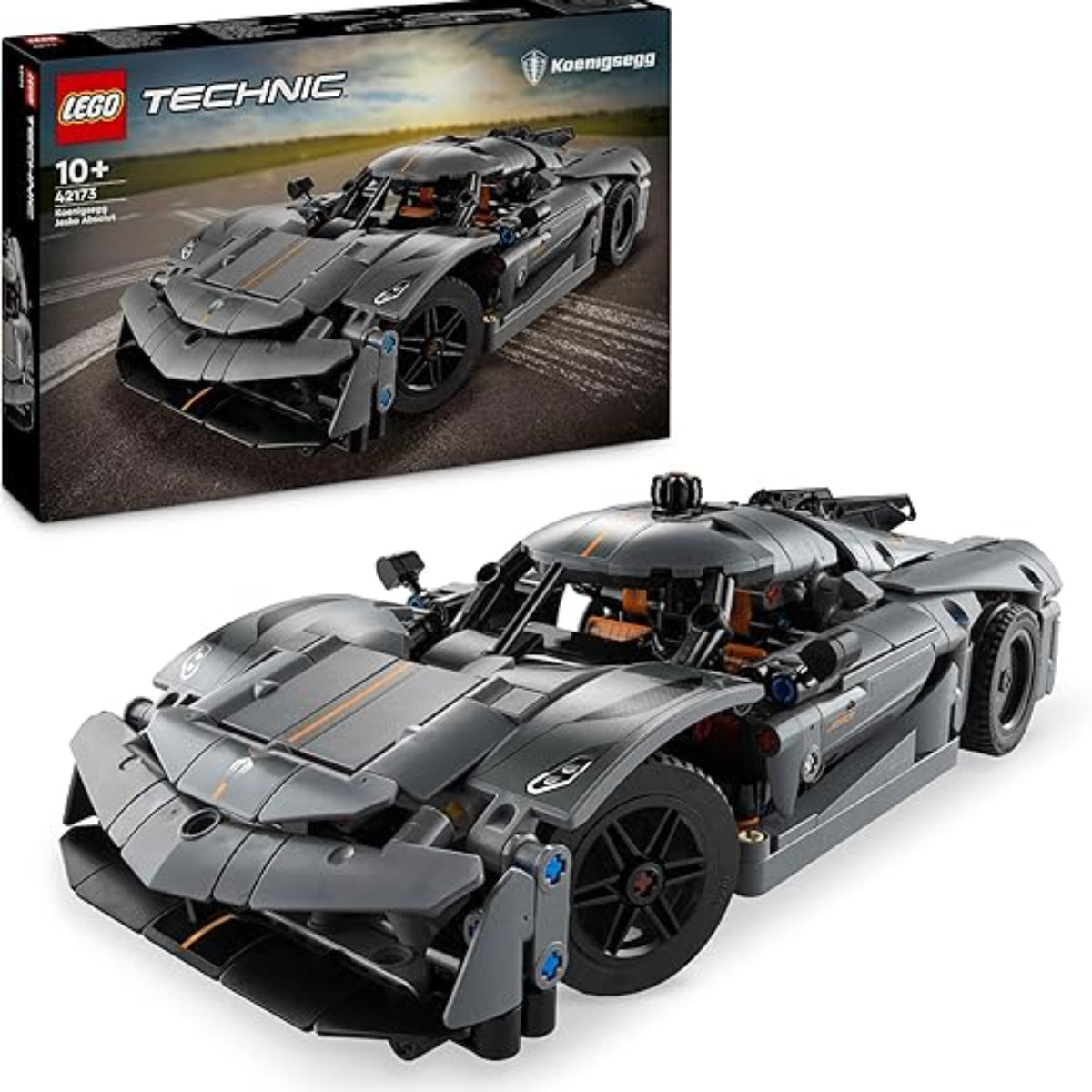 LEGO Hypercar Koenigsegg Jesko Absolut grigia 42173