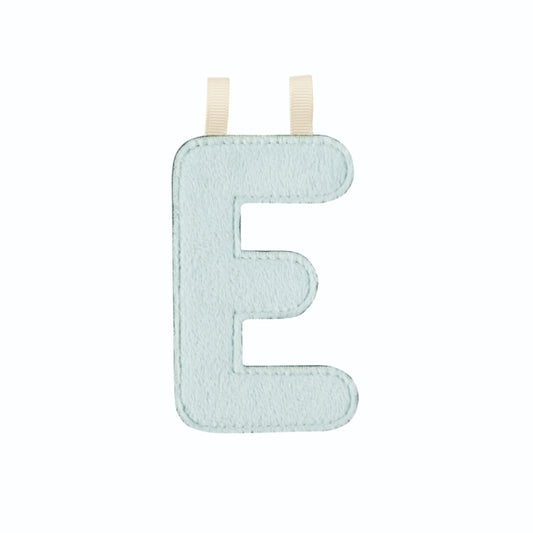 LETTERA E BLU FOSFORESCENTE