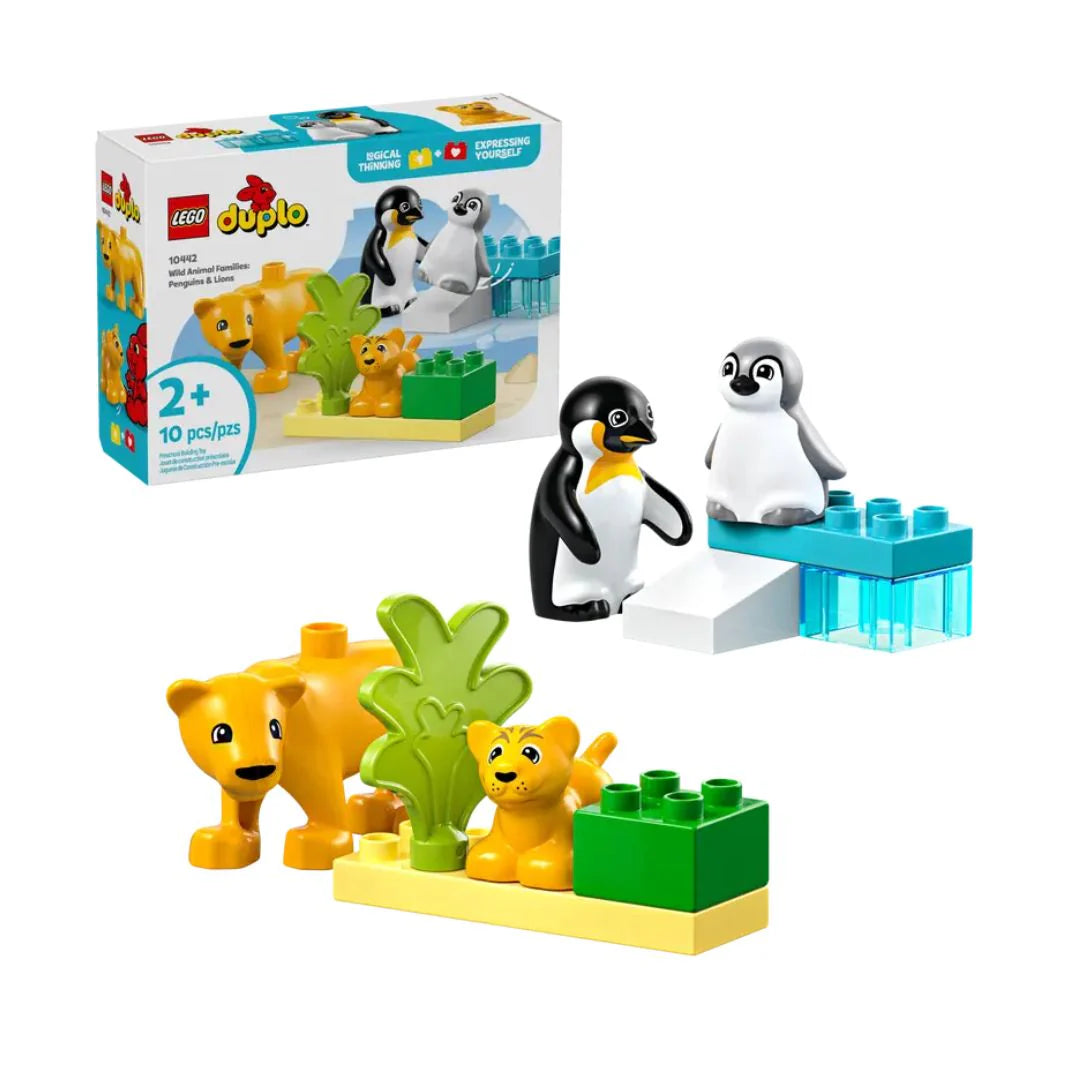 DUPLO 10442 Town Famiglie di animali: pinguini e leoni