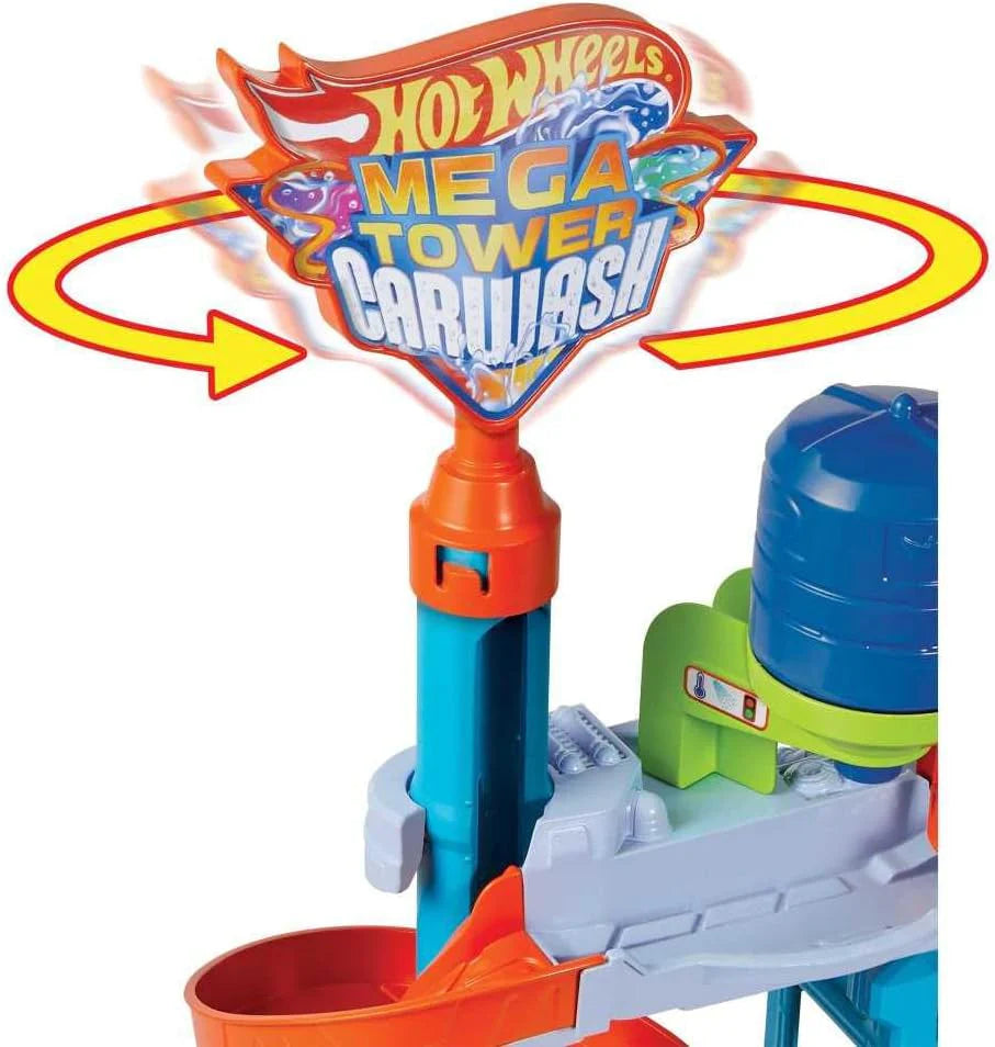 HOTWHEELS CITY MEGA TOWER CAR WASH HDP05