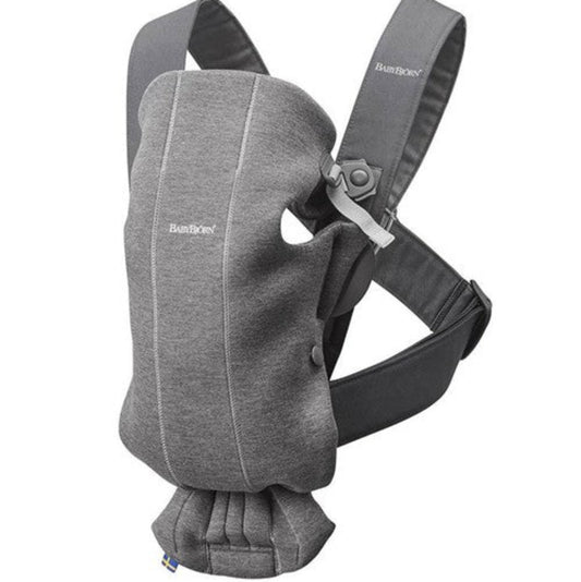 BABYJORN MARSUPIO MINI 3D JERSEYCHARCOAL COLORE GREY (LISTA N CELESTE)