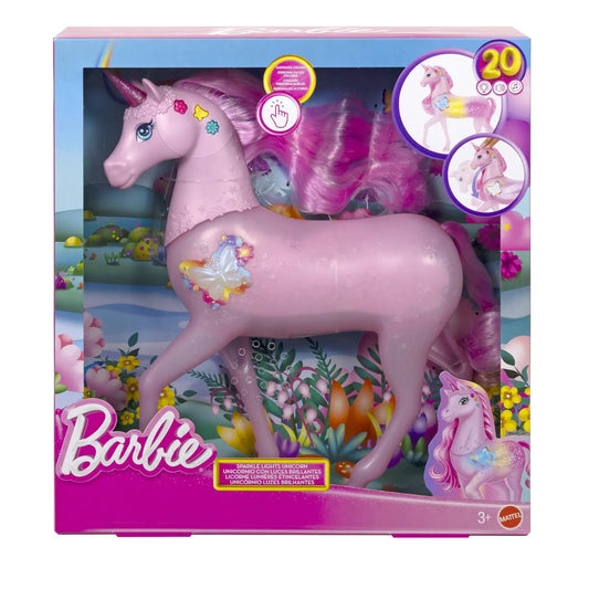 BARBIE UNICORNO LUCI E SUONI JCP78