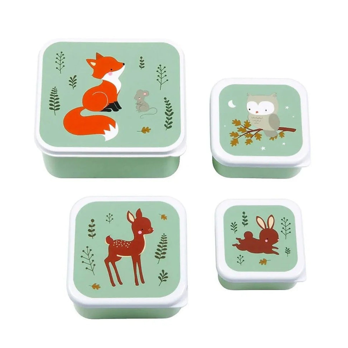 Set di Contenitori Porta Pranzo e Porta Merenda - Amici della Forest