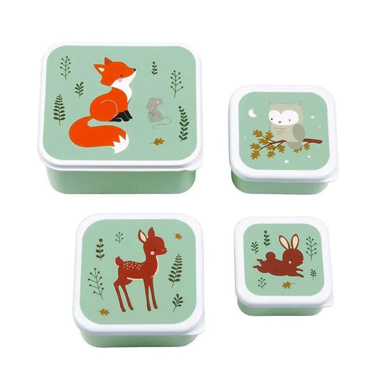 Set di Contenitori Porta Pranzo e Porta Merenda - Amici della Forest