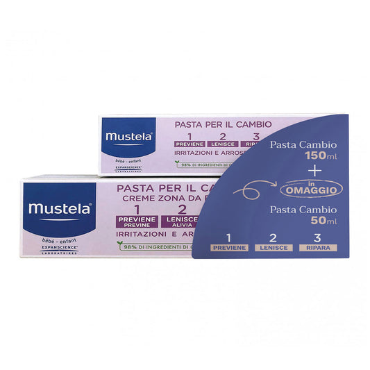 Mustela bipack pasta cambio 150ml + 50ml (lista n Elisa e Filippo)