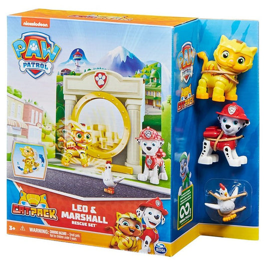 PAW PATROL Cuccioli con Mini Playset Catpack Ass.to