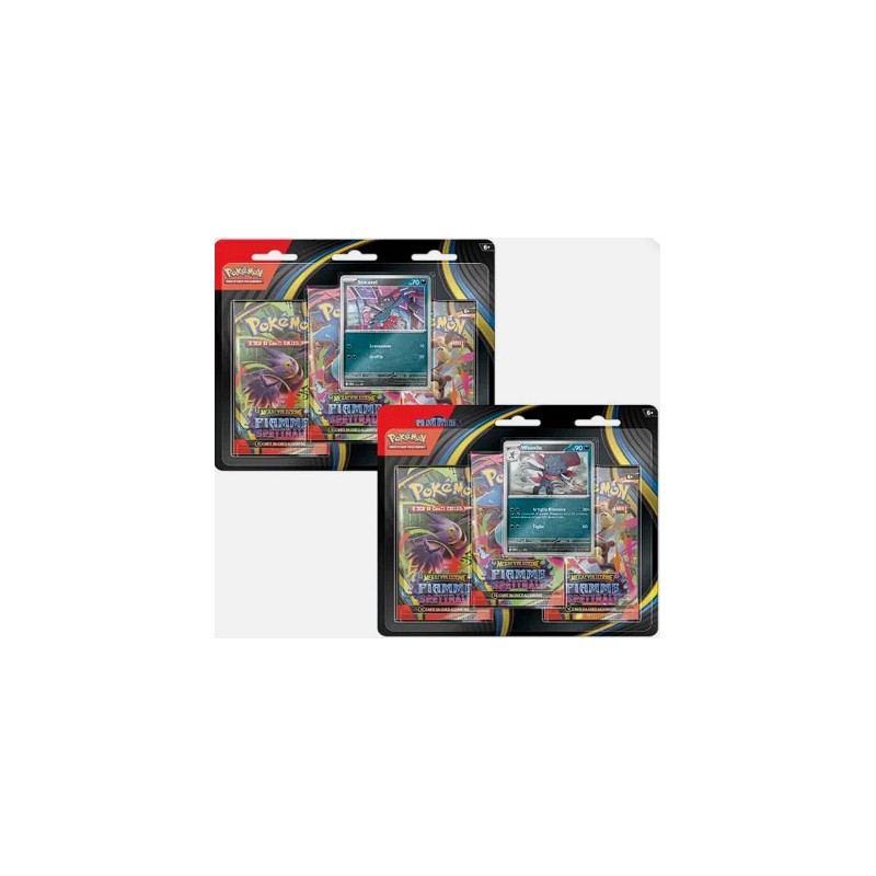 POKEMON PK10187 MEGAVOL. FIAMME SPETTRALI 3 PACK BLISTER