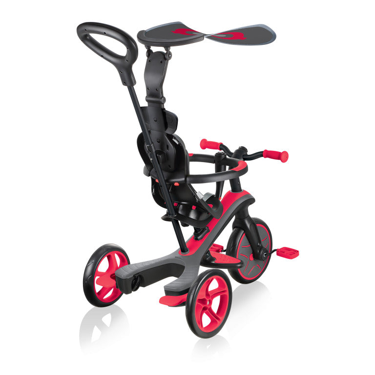 Globber - Explorer Trike 4in1 Deluxe Play - Red