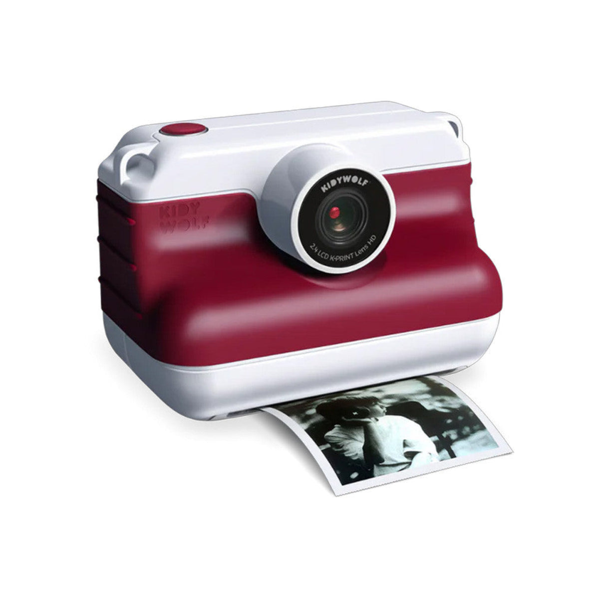 Fotocamera a stampa termica, rossa