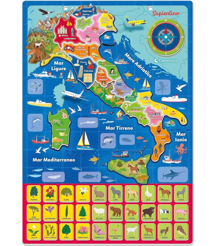 QUADRO MAGNETICO ITALIA