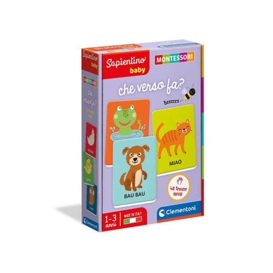 SAPIENTINO BABY MONTESSORI - CARD CHE VE