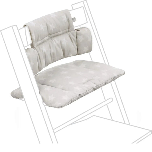 STOKKE TRIPP TRAPP CUSHION COTONE BIOLOGICO COLORE STAR SILVER (lista n ANNA PELOSATO))