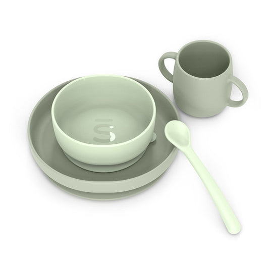 SUAVINEX ESSENCE SET SVEZZAMENTO SILICONE VERDE