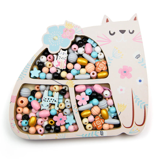 Sycomore - Cat Wooden Beads