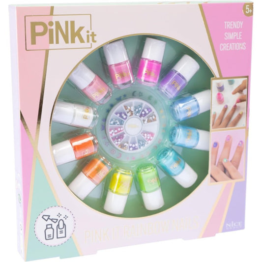 PINK IT RAINBOW NAILS 40060