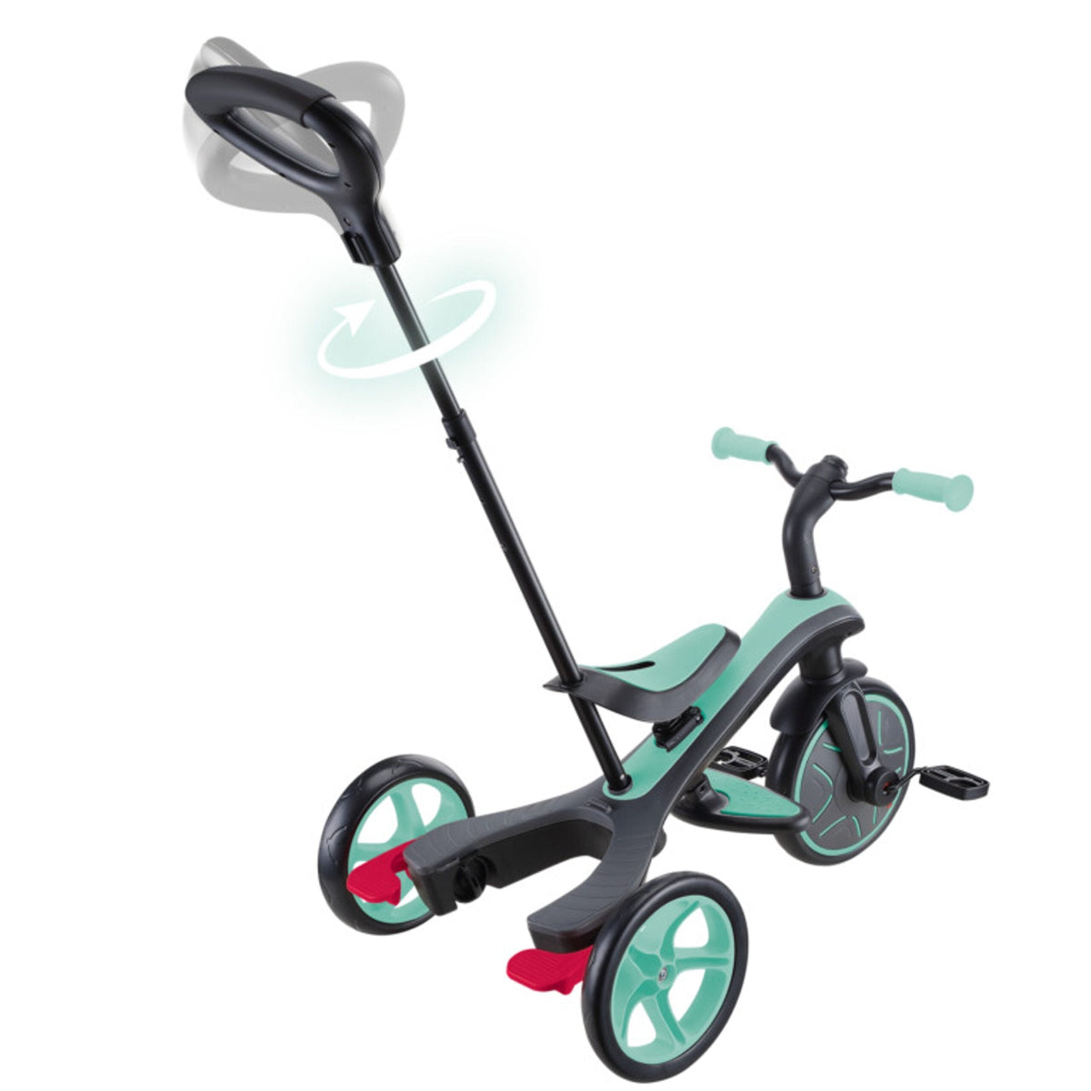 Globber - Explorer Trike 4in1 Deluxe Play - Mint