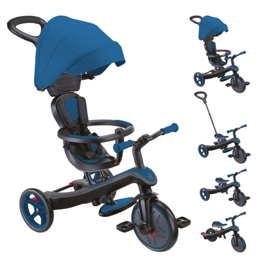 Globber - Explorer Trike 4in1 Deluxe Play - Royal Blue