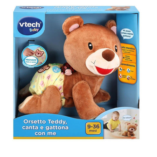 L'orsetto Teddy  Canta e Gattona con Me