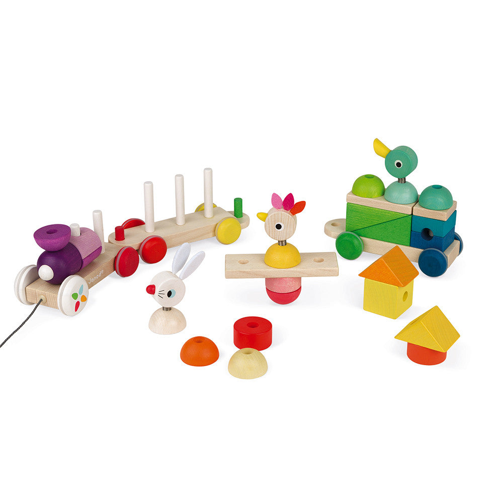 TRENO GIGANTE MULTICOLORE ZIGOLOS J08202